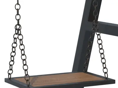 Garden Swing 03 3D model