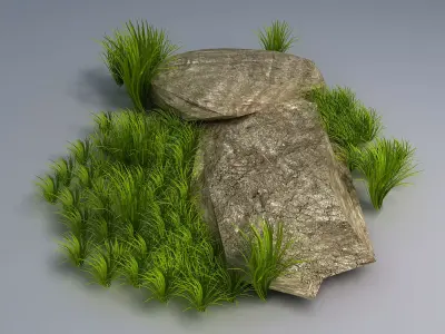 Brushwood - Gravel 05 3D model