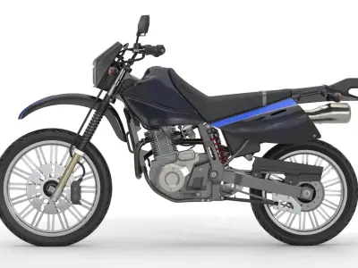 Generic Motorcycle 05 3D model