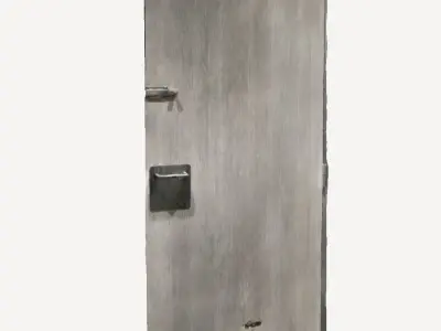 White Door 3D print model