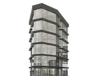 Office house building 10 3D model