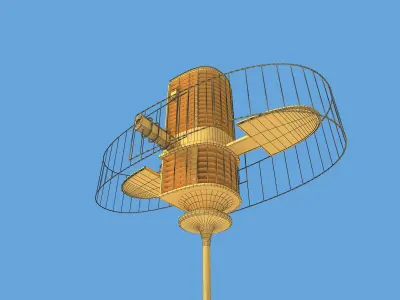 Futuristic Architecture Skyscraper 06 3D model