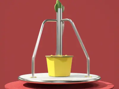 kids playground THE DIZZY ROUNDABOUT JIN-0532 3D model