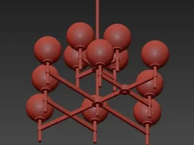 CHANDELIER JADE L 3D model