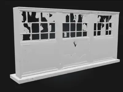 Shattered Reflection  Symbolic Fragments of Broken Truth 3D model