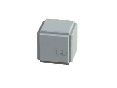 Sci Fi Object No 1673 Low Poly Low-poly 3D model