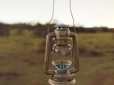 Kerosene Lamp 3D model