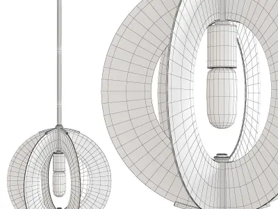 Latitude Pendant Light Low-poly 3D model