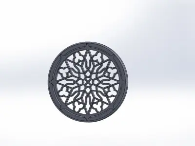 Gothic window 2 3D model