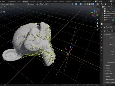 Jungle Vines geometry Node 3D Tudor 3D model