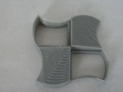 Logo test microsoft windows rework 3D print model