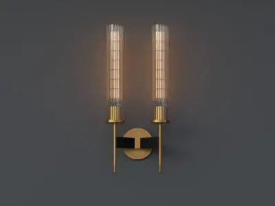 Allouette Double Sconce 3D model