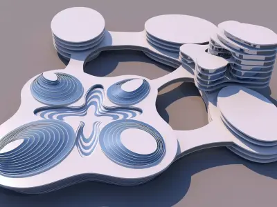 0119 - Modern Building 3D model