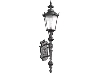 Classical Outdoor wall Lamp Lantern Streetlight Sconce 3D model