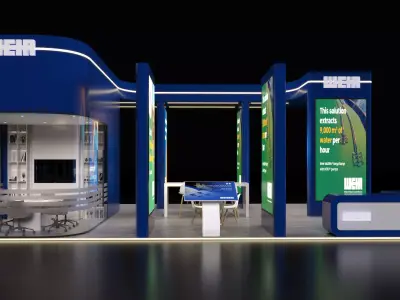 BOOTH DESIGN 3D model shop
