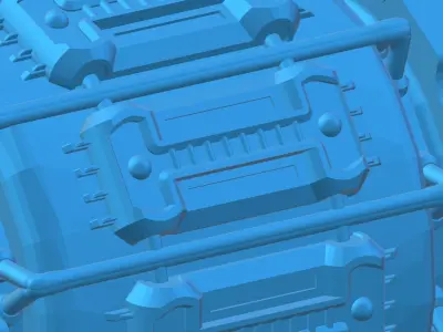 MG1-082023 Sci-fi Generator  3D print model