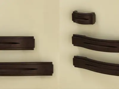 Giusti furniture handle set 01 Free 3D model