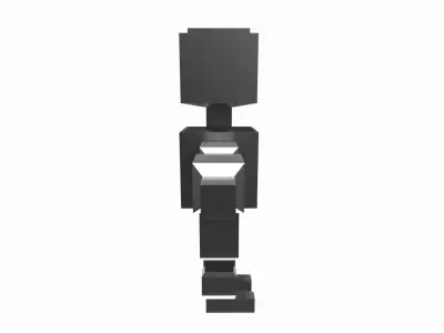 base robot Low-poly 3D model