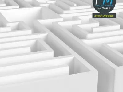 Labyrinth maze 3D model
