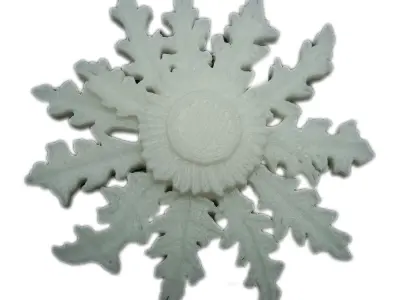 Eguzkilore for magnet 3D print model