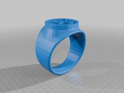 Lantern Corps Rings 3D print model