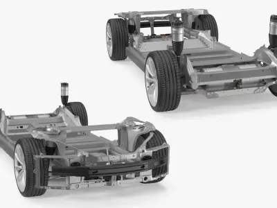  Tesla Model X Skateboard Chassis 