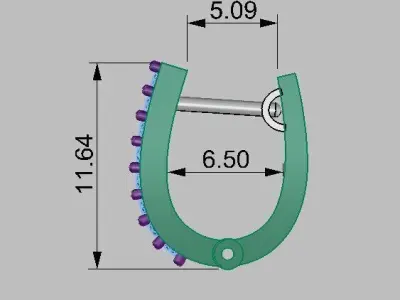 Earrings Bali Free 3D print model