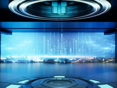 UE5 Virtual Lighting Studio 3D model