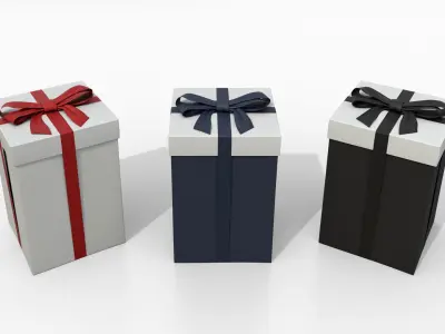  Gift Boxes - Height and Width Mix 