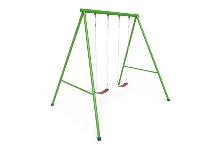 Swing Set Low-poly 3D model