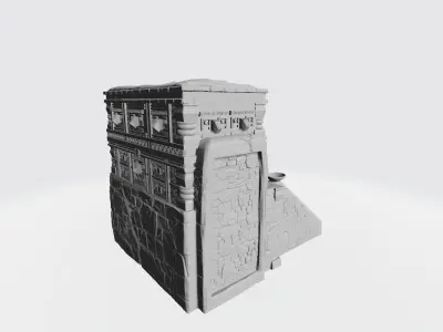 The tomb of Maya 3D print model