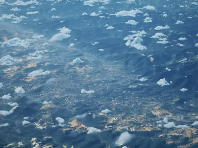 Shiyan China City Landscape 3D Model 3D model