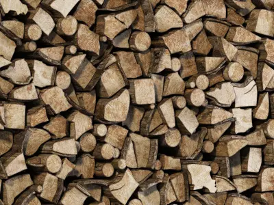 Firewood decor n7 3D model