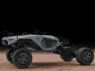 Vehicle mars transporter 3D model