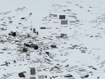 Belfast Streets and Buildings 3D model