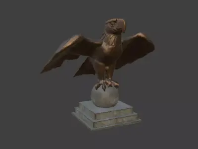 German WW2 eagle scanned in Berlin  3D model
