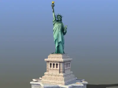 State of Liberty USA 3D model
