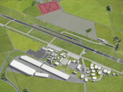Brno - City 3D Model Low-poly 3D model