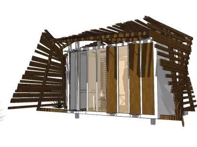 Creative Design-Holiday Cabin-09 3D model