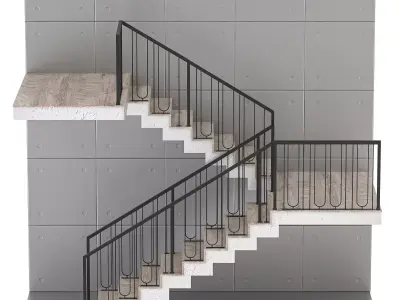 Staircase 09 3D model