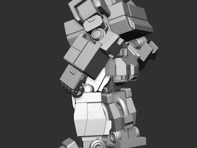 Nintendo robot version 2  3D print model