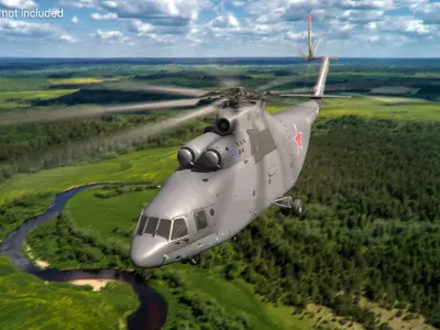  Russian Heavy Transport Helicopter Mi-26 
