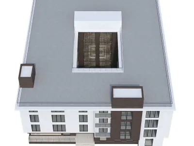 Residential building 3D model 16