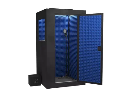 Sound isolation cabin 3D model