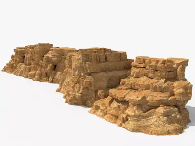 Desert Rock 3D model
