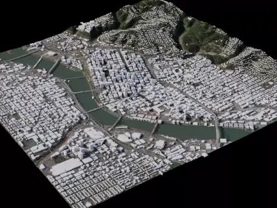 Portland - USA 3D model