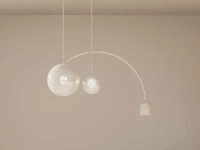 MG Golden Aura Lamp 01 3D model