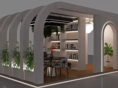 Demo Exhibition Stall 3D model