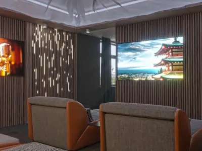 Media Room - Oriental Style 3D model