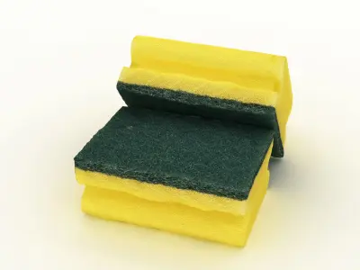 Sponge Scourer New 3D model
